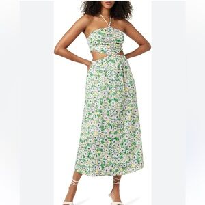 The Drop Women’s Brinda Cotten Cut Out Halter‎ Maxi Dress. Size 2X